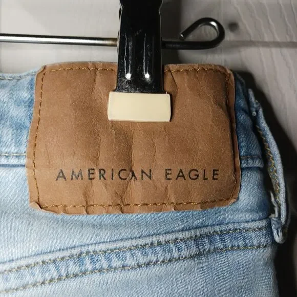 American Eagle Air Flex+ Jeans Boys Youth Unisex Size 29x30 Light Blue W… - Picture 3 of 8